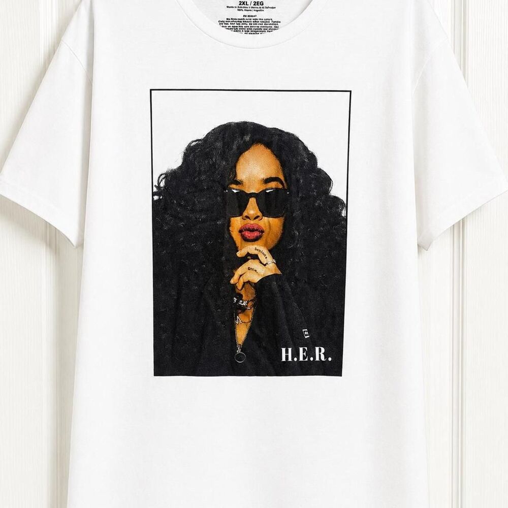 Unbranded Women's White and Blue T-shirt